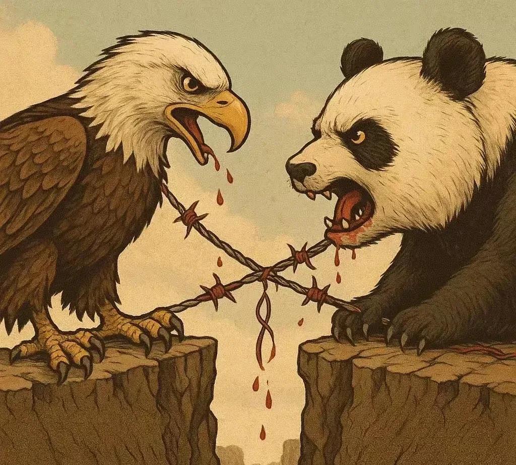 激烈较量,双方实力均衡,胜负难料 激烈较量,双方实力均衡,胜负难料