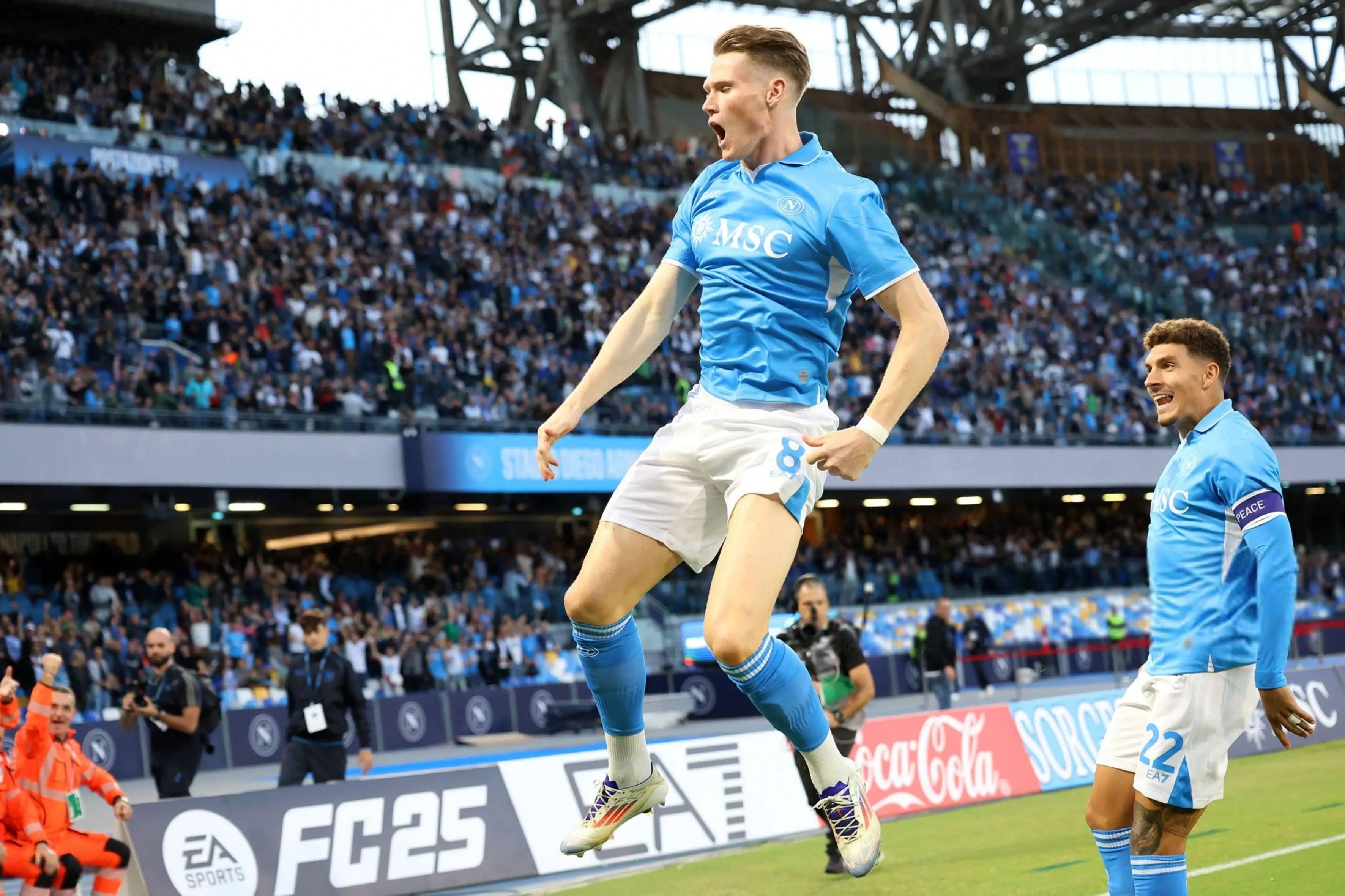 那不勒斯攻防俱佳，赢得球迷满堂喝彩